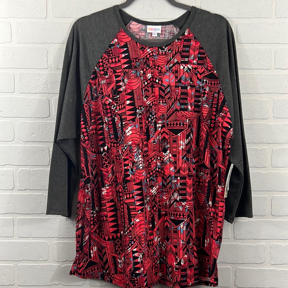 LuLaRoe Randy 3/4 sleeve shirt - NWT 3XL
